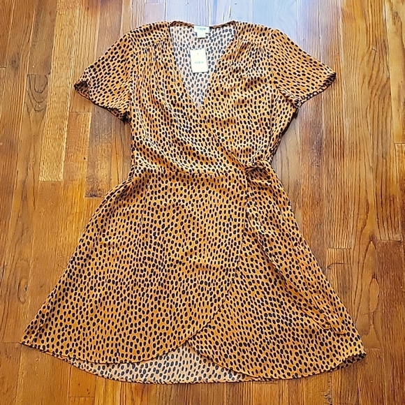 NWT J Crew cheetah print dress - Picture 2 of 8